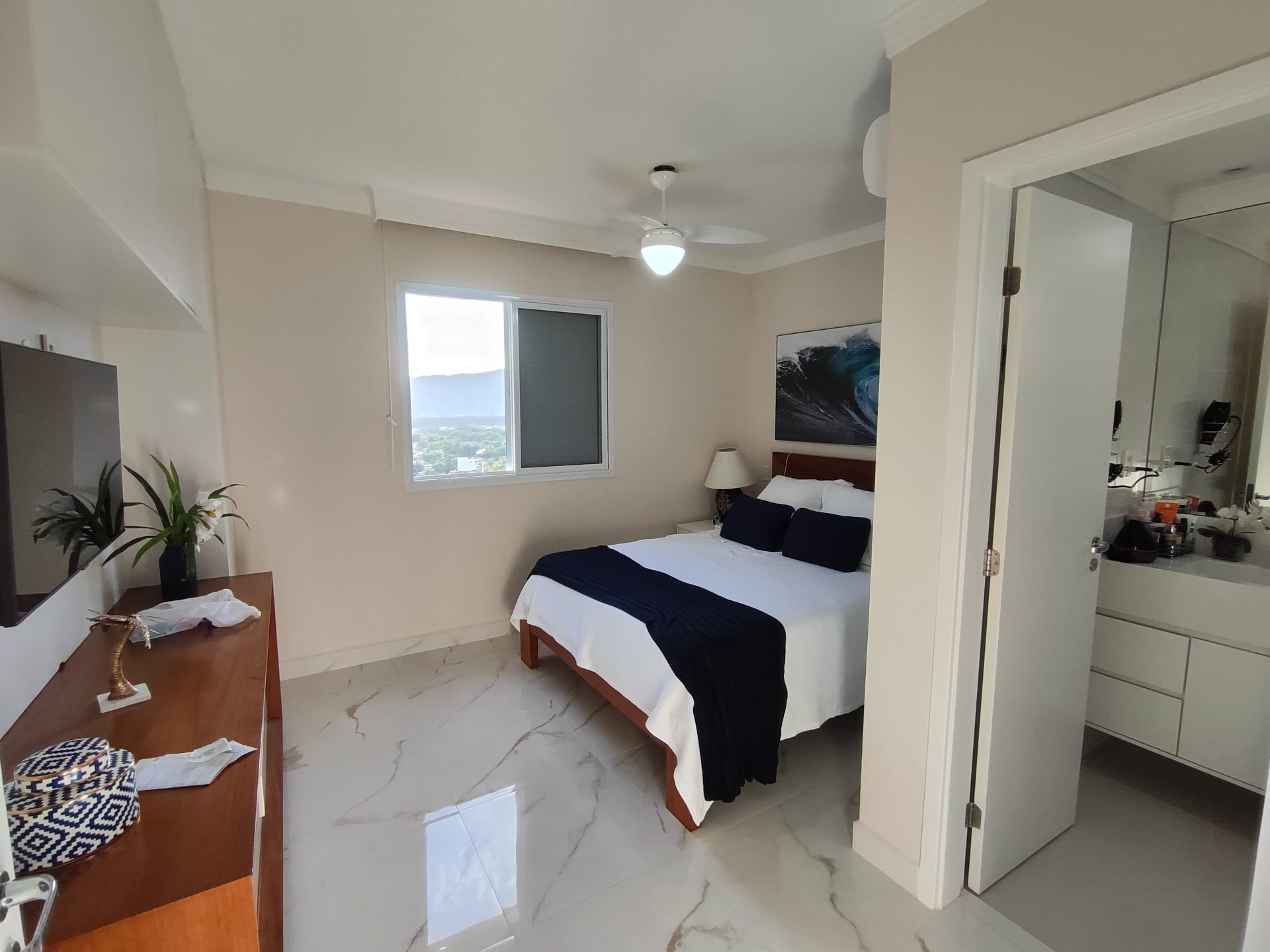 Apto decorado, vista livre para o mar, lazer completo, 2 vagas em Loteamento João Batista Julião, Guarujá — foto 10