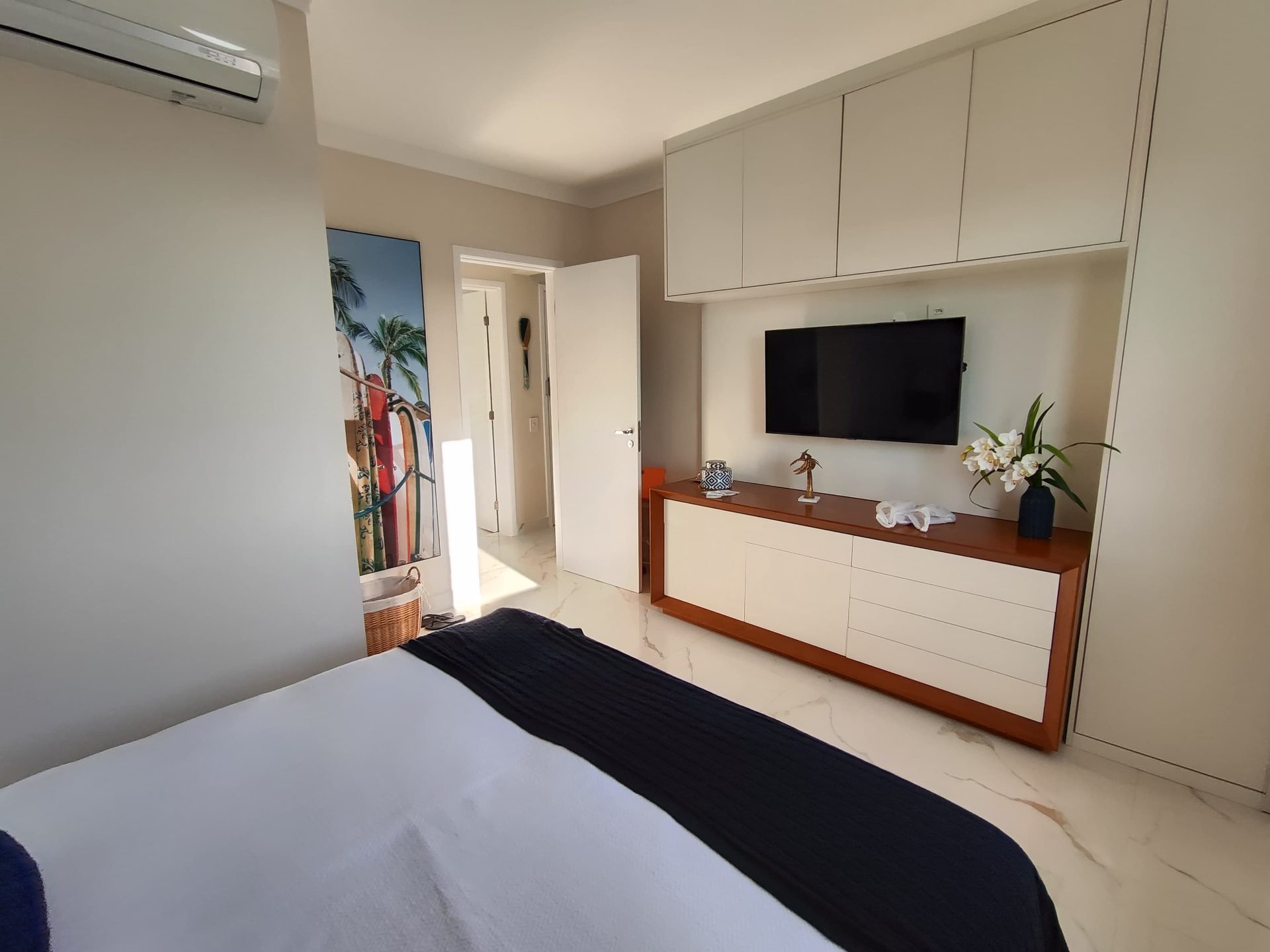 Apto decorado, vista livre para o mar, lazer completo, 2 vagas em Loteamento João Batista Julião, Guarujá — foto 12