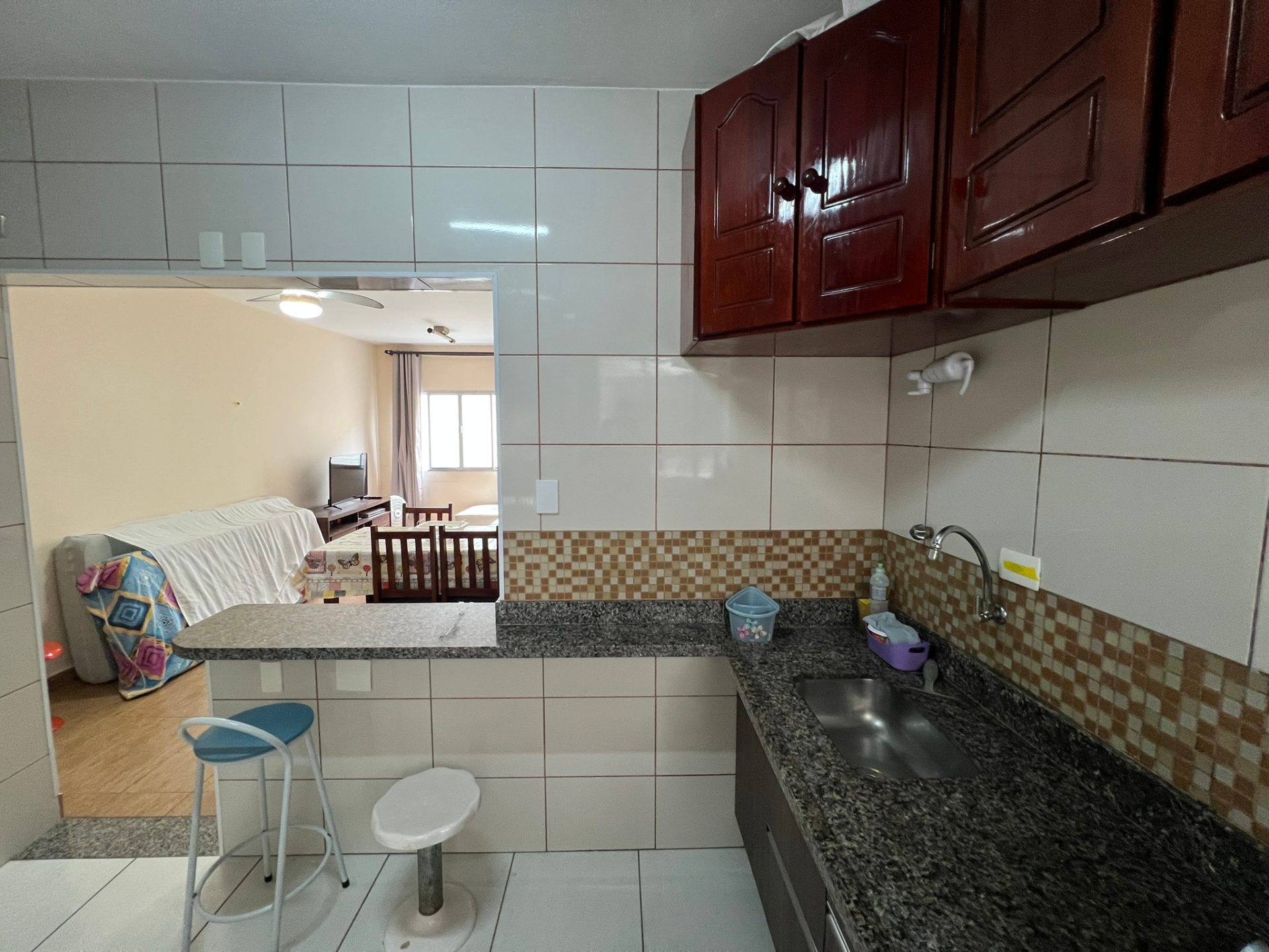 Apto 1 quarto, lado praia, 1 vaga, Enseada em Enseada, Guarujá — foto 8