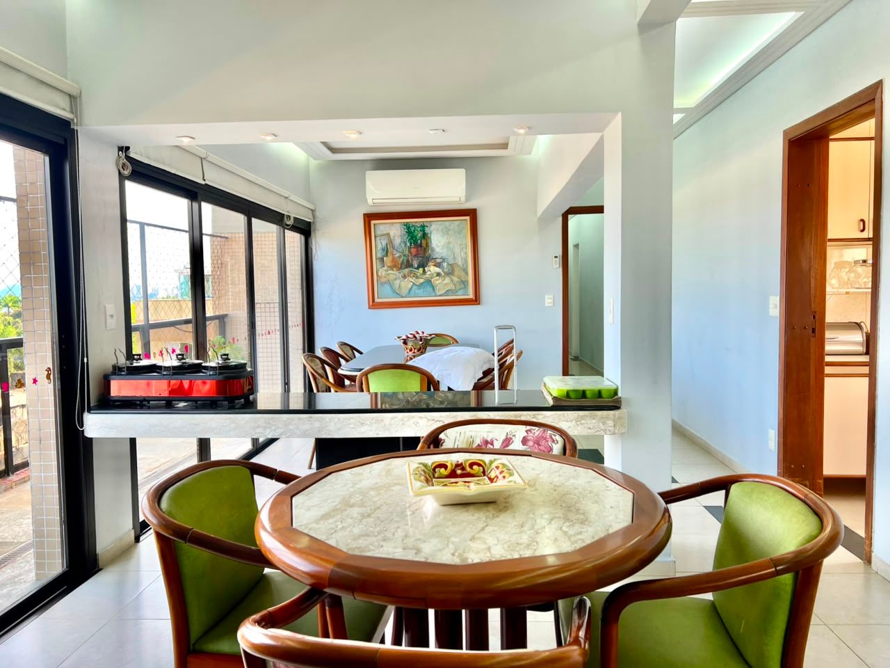 Penthouse 6 quartos, Enseada, vista para o mar, 2 vagas em Enseada, Guarujá — foto 4