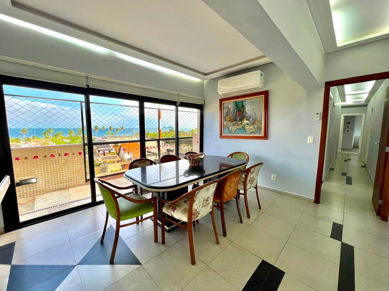 Penthouse 6 quartos, Enseada, vista para o mar, 2 vagas em Enseada, Guarujá — foto 13