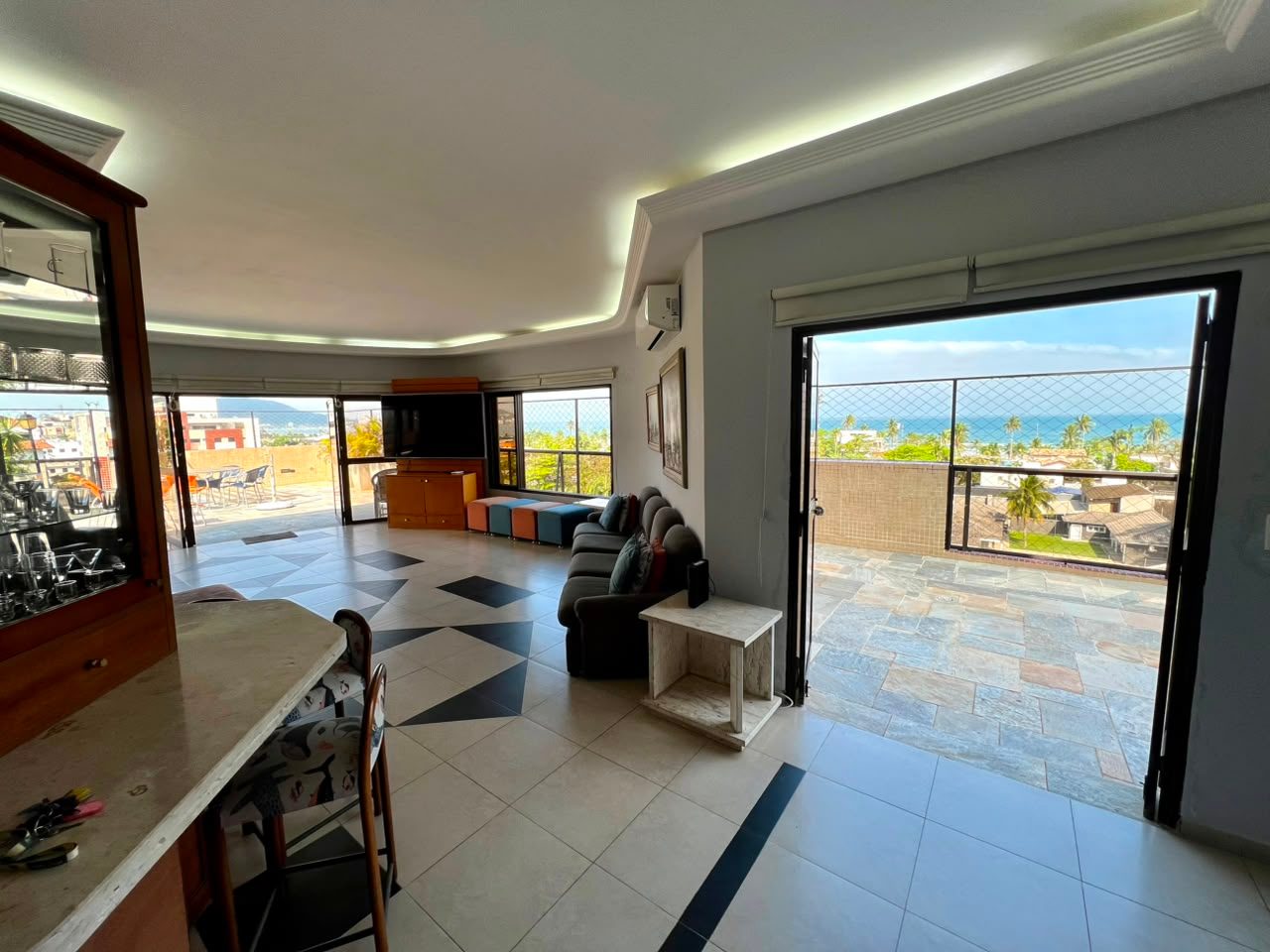 Penthouse 6 quartos, Enseada, vista para o mar, 2 vagas em Enseada, Guarujá — foto 8