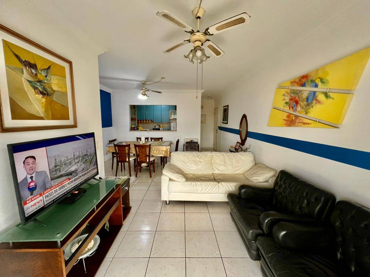 Apartamento para locação anual na Enseada – Região do Aquário, a 300 metros da praia em Enseada, Guarujá — foto 3