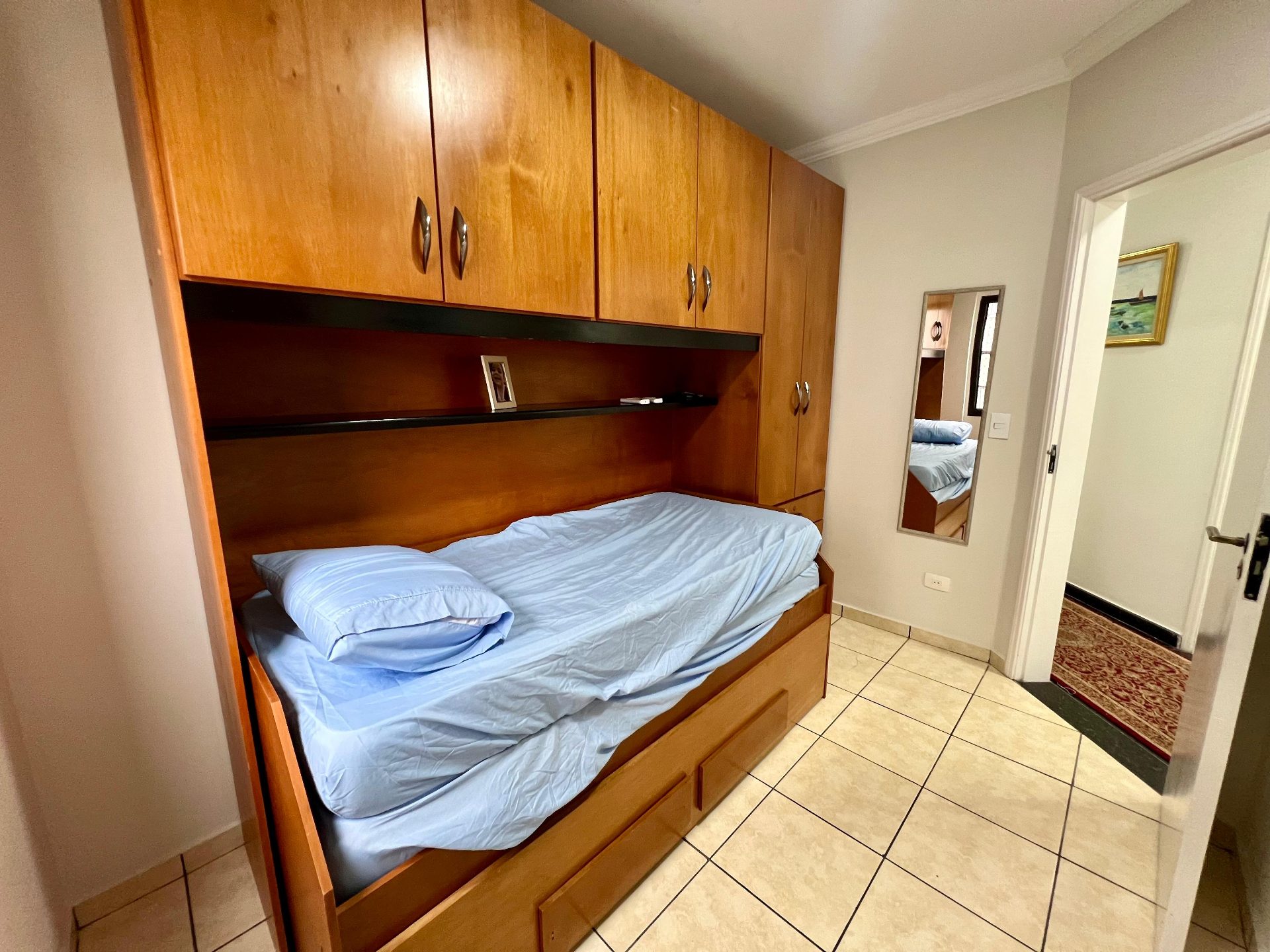 Apartamento Mobiliado em Andar Alto com Vista para o Mar, 3 Dormitórios e 1 Vaga na Praia da Enseada em Loteamento João Batista Julião, Guarujá — foto 19