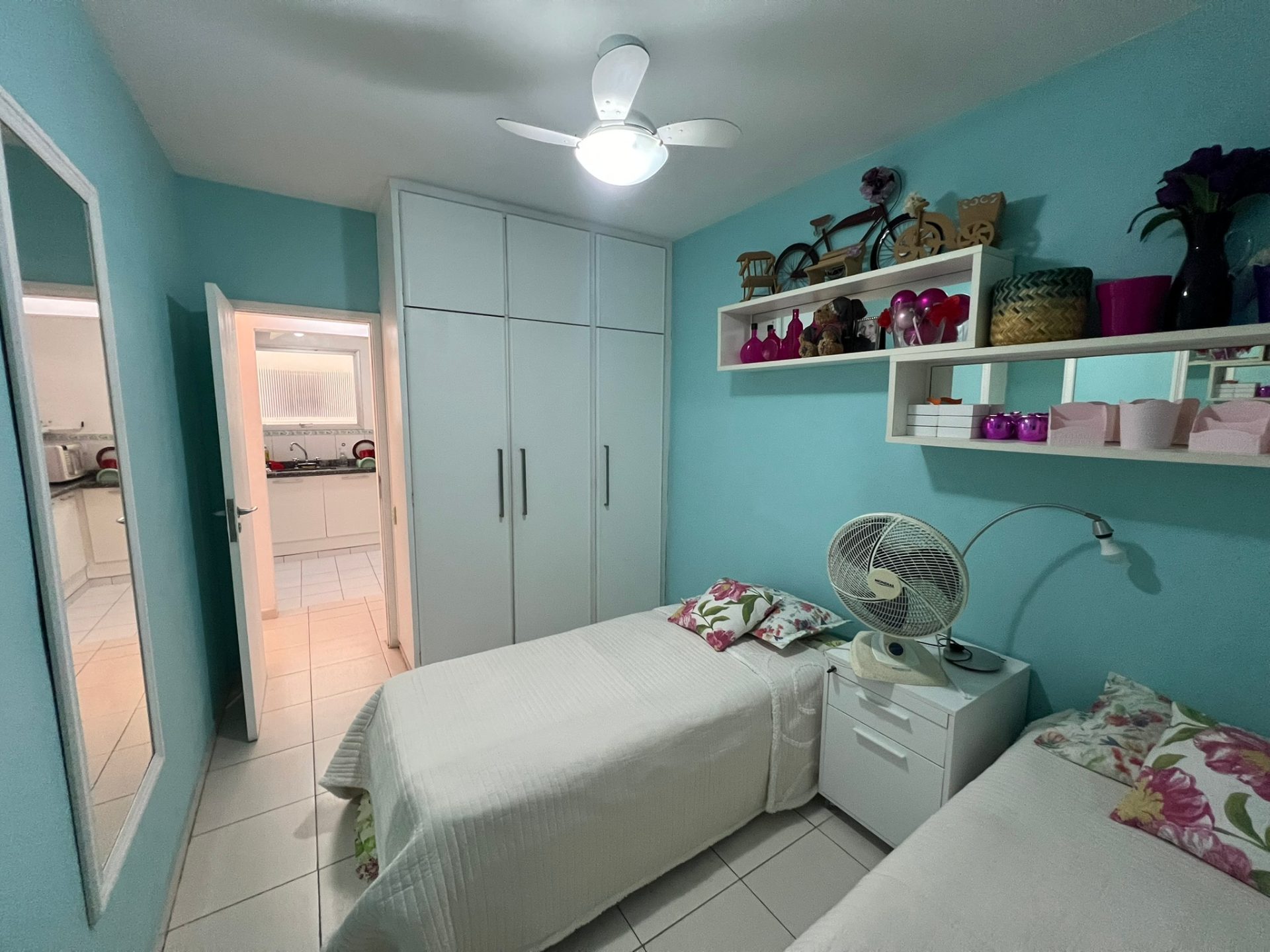 Apto decorado, (lado praia), 2 dorms., 1 vaga, Enseada em Enseada, Guarujá — foto 12