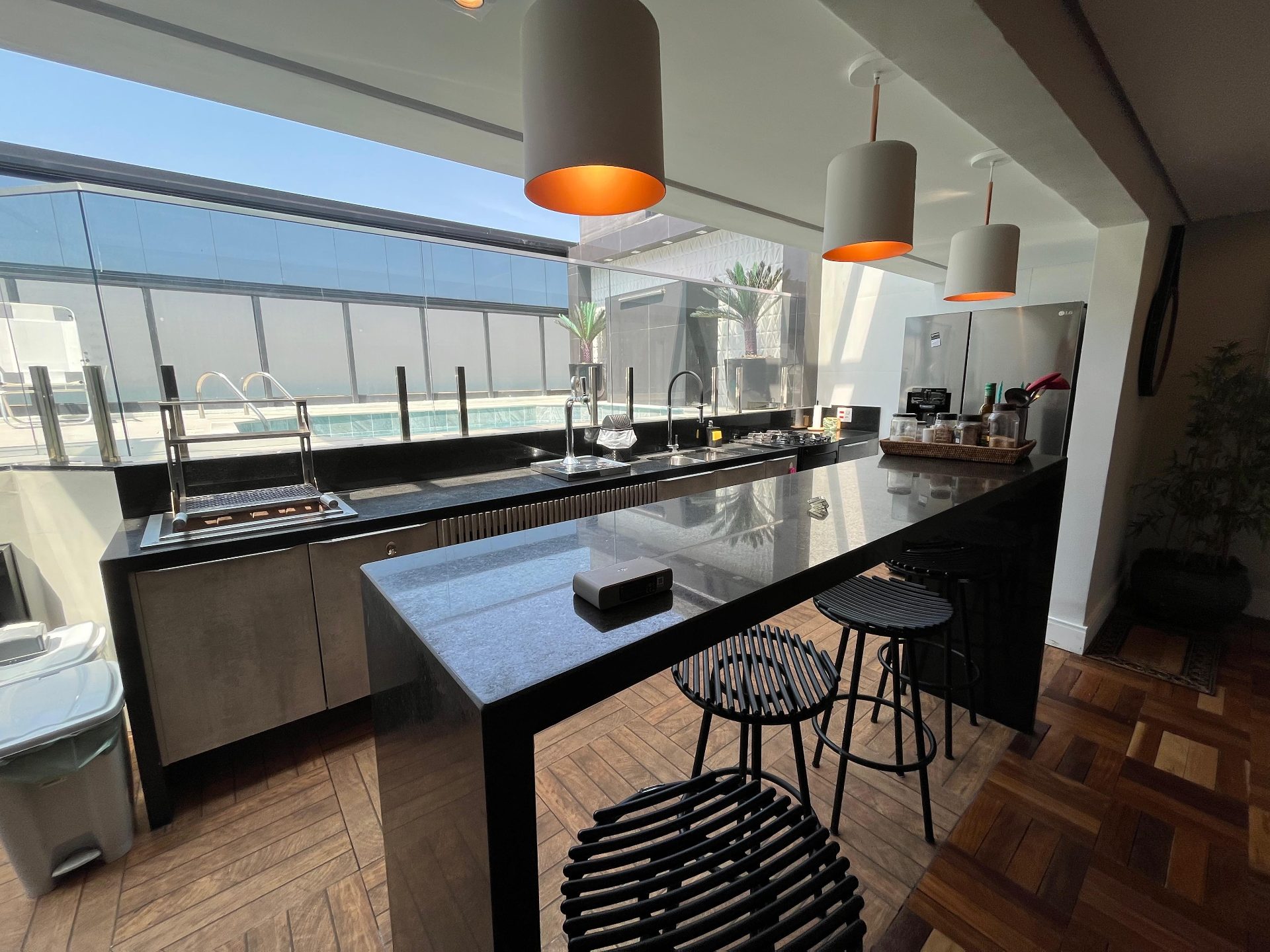 Cobertura vista mar, 5 quartos, 4 vagas, Enseada em Enseada, Guarujá — foto 6