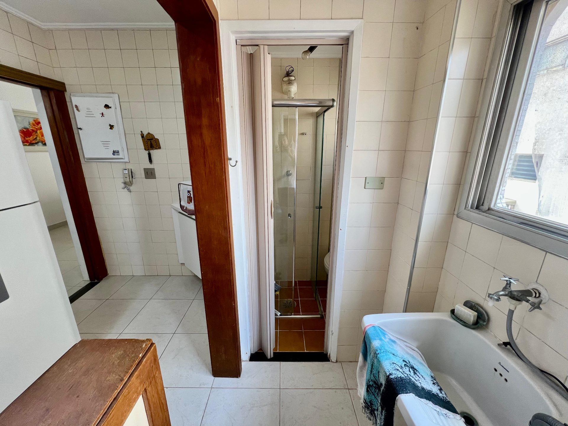 Apto 3 dorms., sacada, churrasq., Enseada em Enseada, Guarujá — foto 22