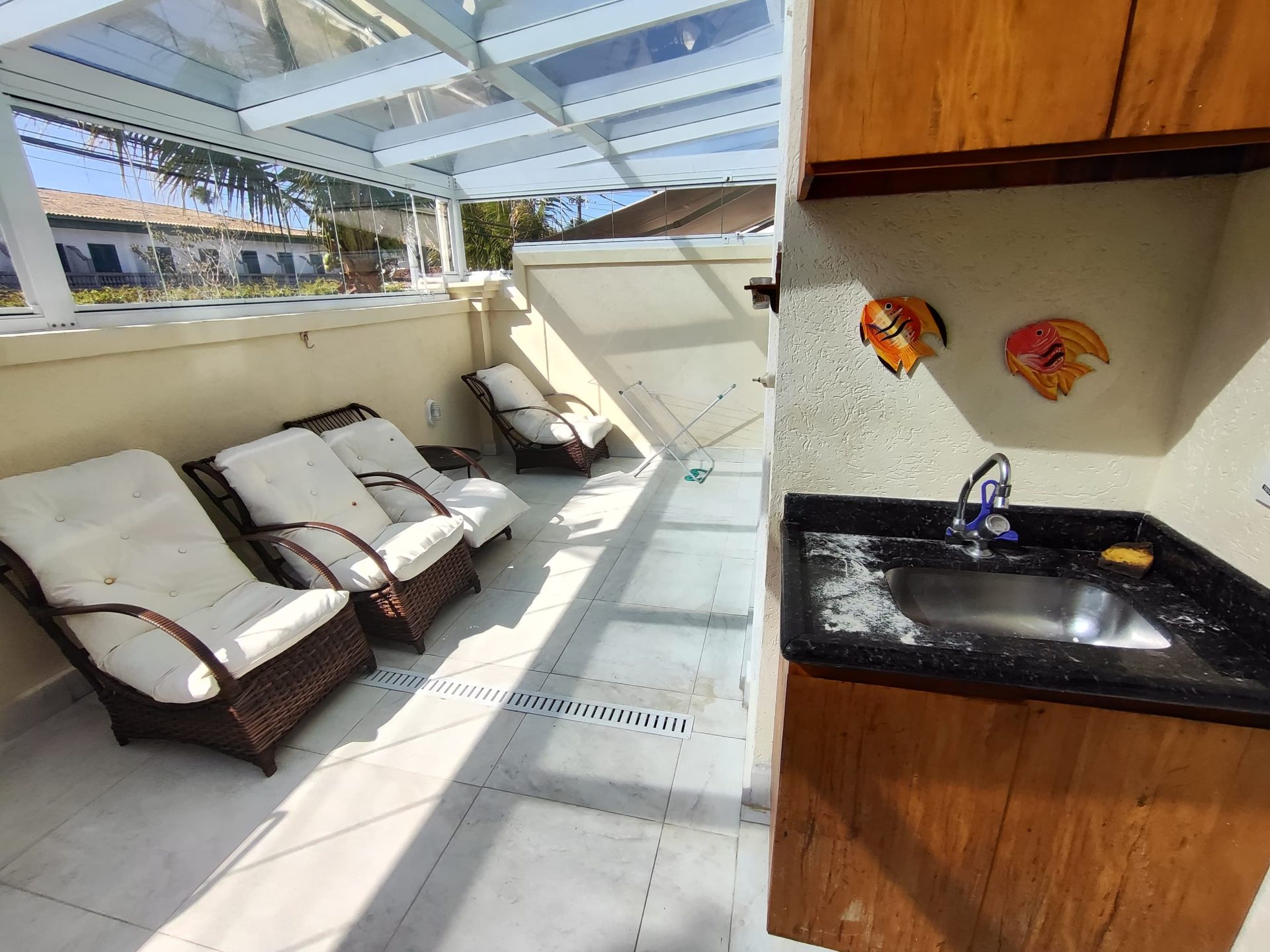 Casa 100m da praia Enseada, 5 quartos, 3 vagas, lazer em Enseada, Guarujá — foto 11