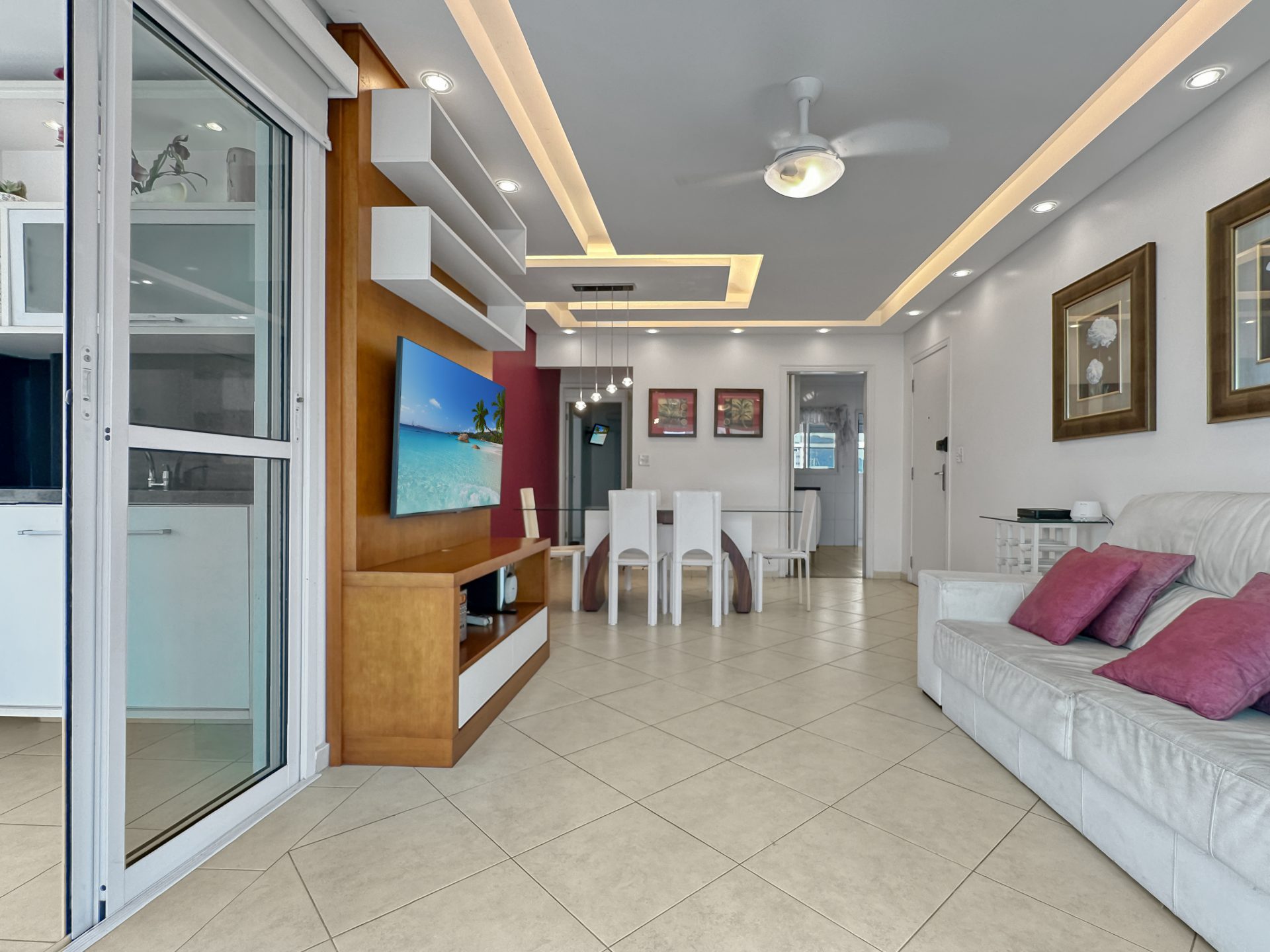 Apto 4 quartos, terraço gourmet, 2 vagas, Enseada em Enseada, Guarujá — foto 3