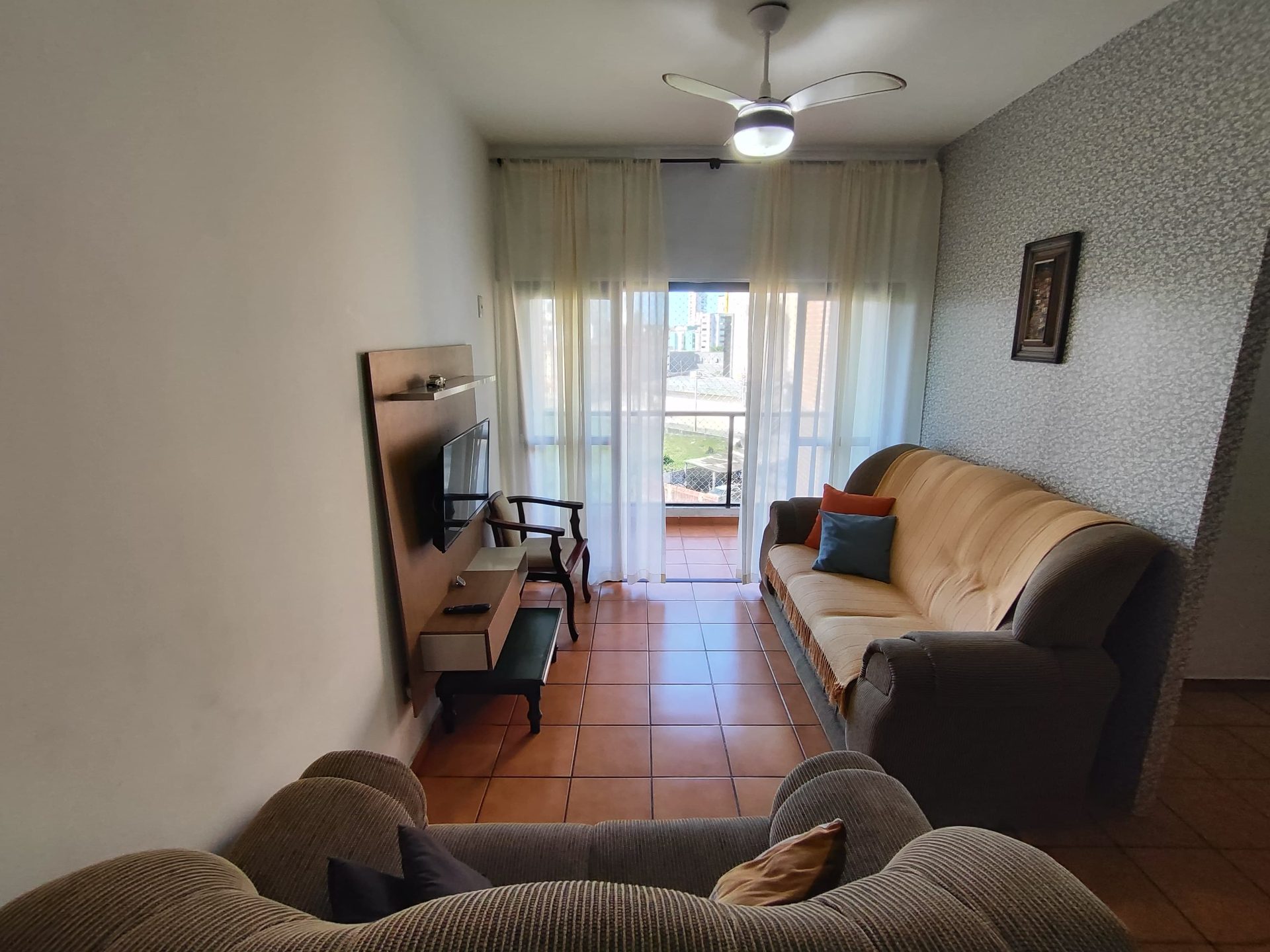 Apto 2 quartos, sacada, 1 vaga, portaria 24h, Enseada em Enseada, Guarujá — foto 4