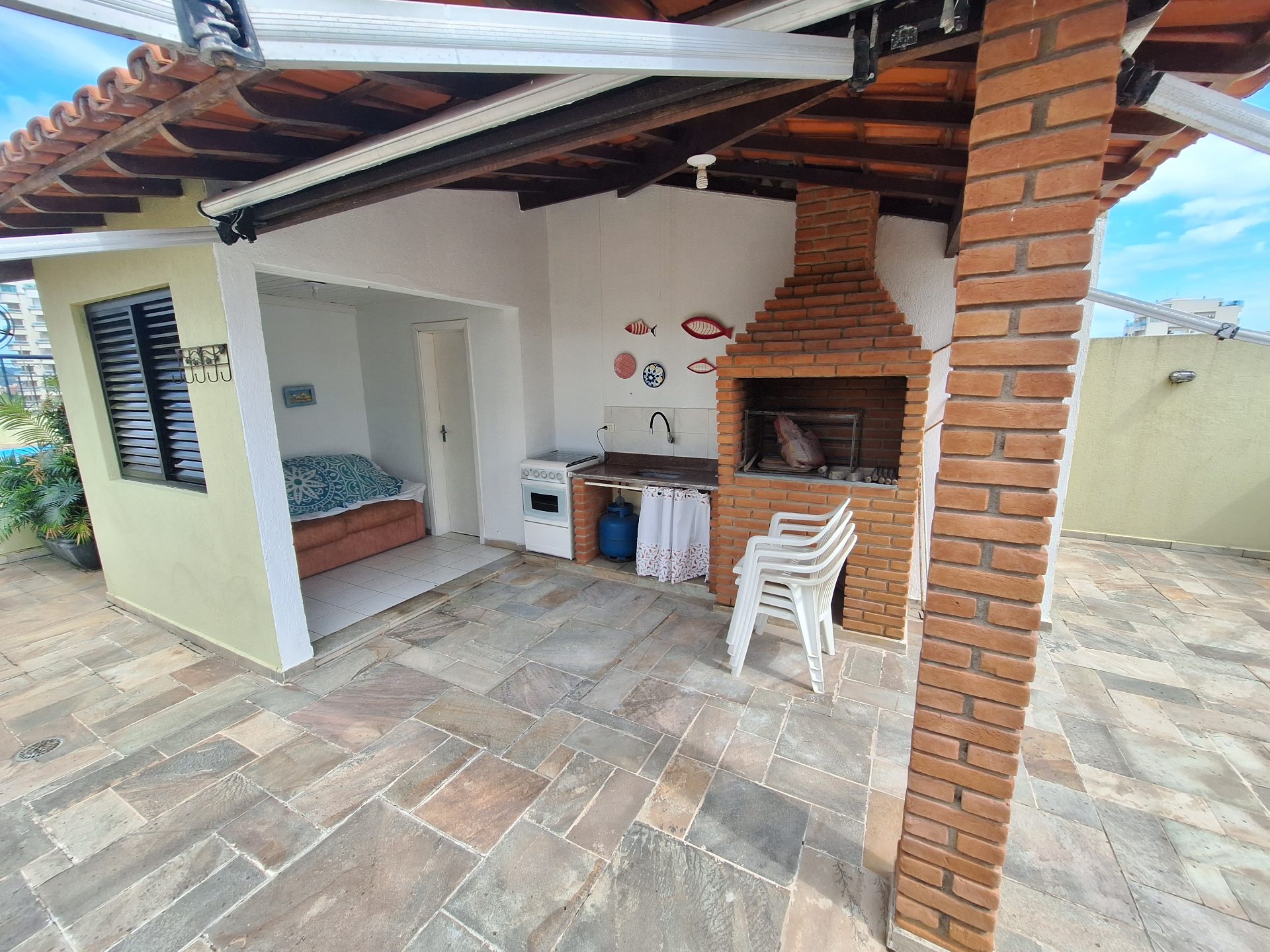 Cobertura 3 dorms., lazer, Enseada, região da Brunella em Enseada, Guarujá — foto 19