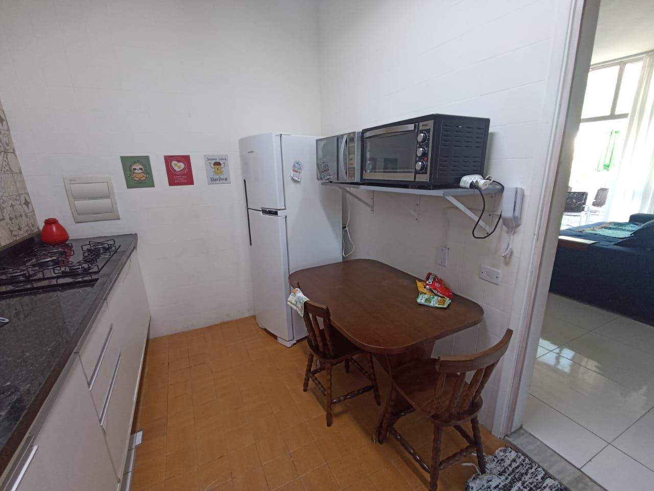 Apto frente praia 3 quartos, sacada, lazer, Astúrias em Vila Luis Antônio, Guarujá — foto 15