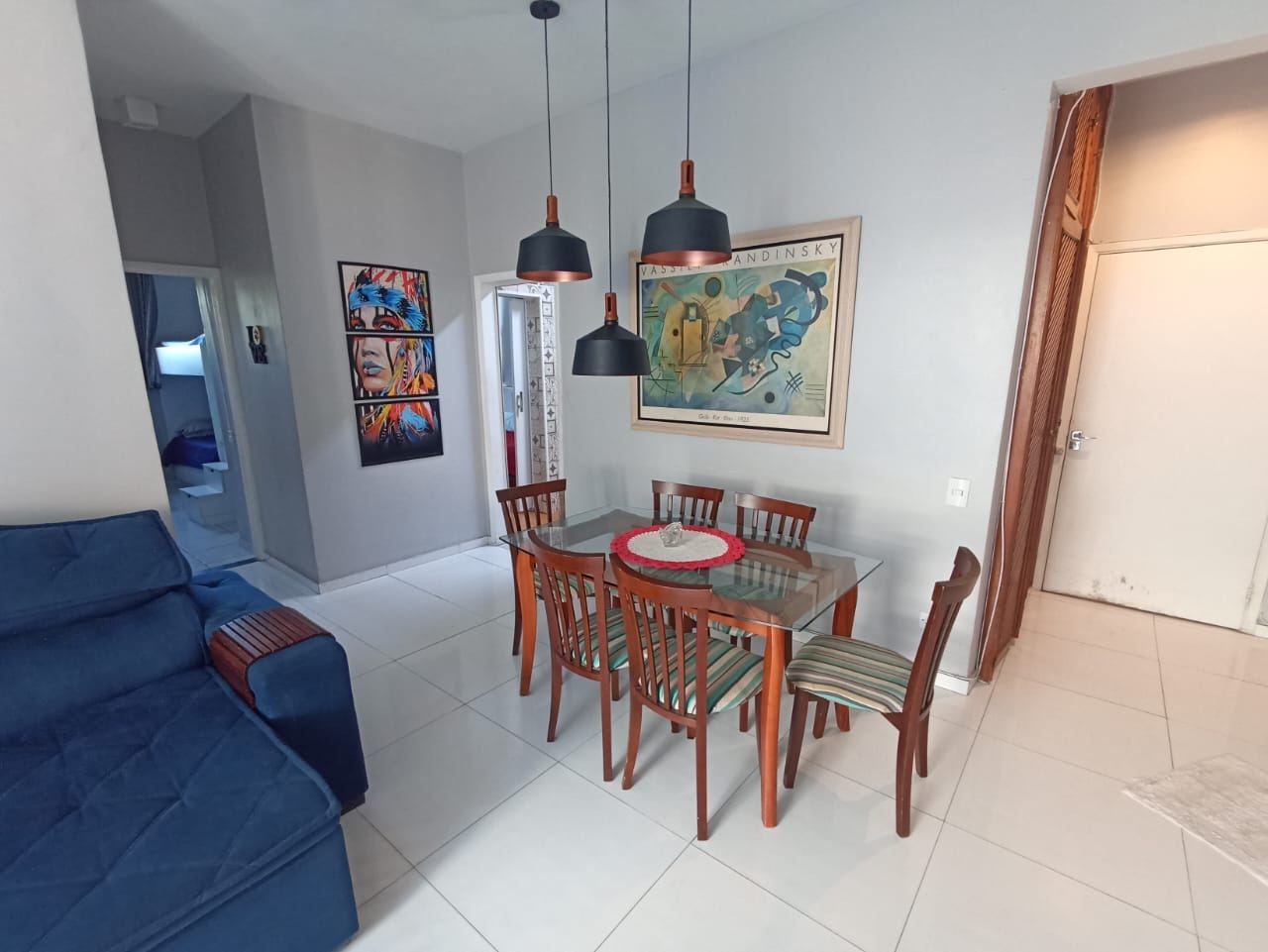 Apto frente praia 3 quartos, sacada, lazer, Astúrias em Vila Luis Antônio, Guarujá — foto 6