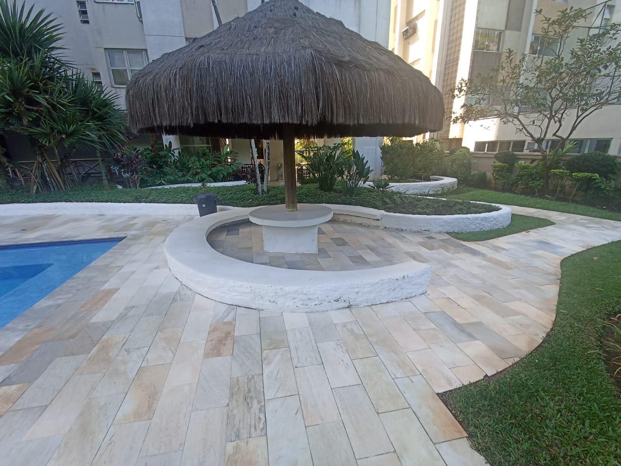 Apto frente praia 3 quartos, sacada, lazer, Astúrias em Vila Luis Antônio, Guarujá — foto 28
