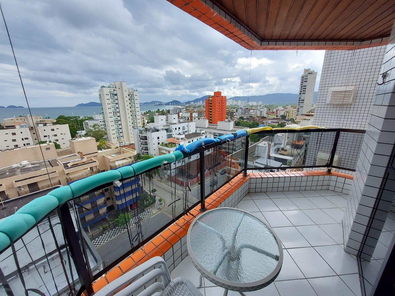 Apto 4 suítes, vista para o mar, 350m praia, Enseada, 2 vagas em Loteamento João Batista Julião, Guarujá — foto 7