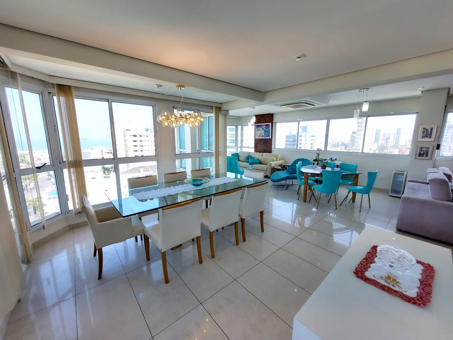 Cobertura 5 quartos, 3 vagas, vista para o mar, Enseada. em Enseada, Guarujá — foto 4
