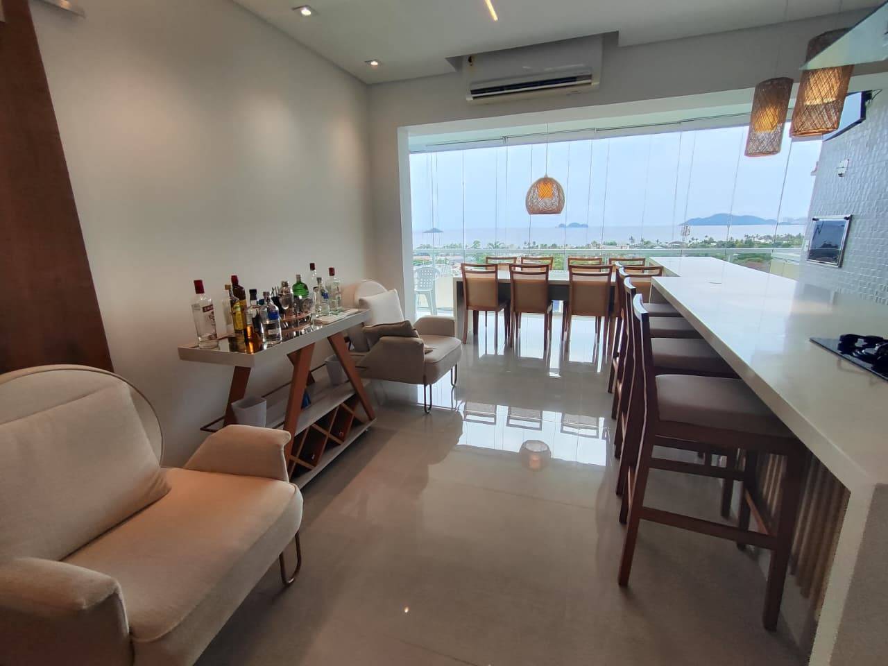 Apto terraço gourmet, vista mar, 2 dorms., 2 vagas, lazer em Jardim Enseada, Guarujá — foto 5