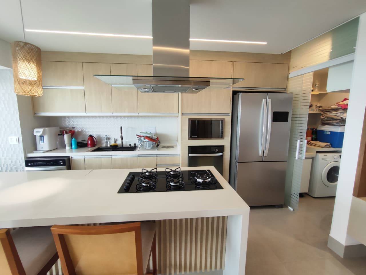 Apto terraço gourmet, vista mar, 2 dorms., 2 vagas, lazer em Jardim Enseada, Guarujá — foto 6