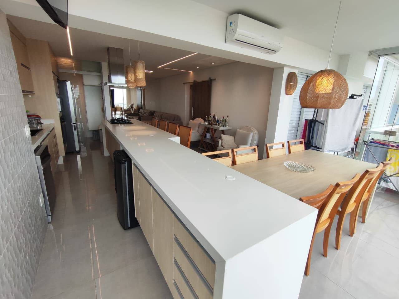 Apto terraço gourmet, vista mar, 2 dorms., 2 vagas, lazer em Jardim Enseada, Guarujá — foto 10
