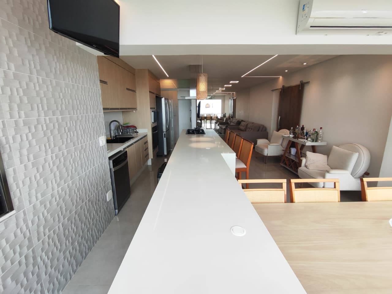 Apto terraço gourmet, vista mar, 2 dorms., 2 vagas, lazer em Jardim Enseada, Guarujá — foto 11
