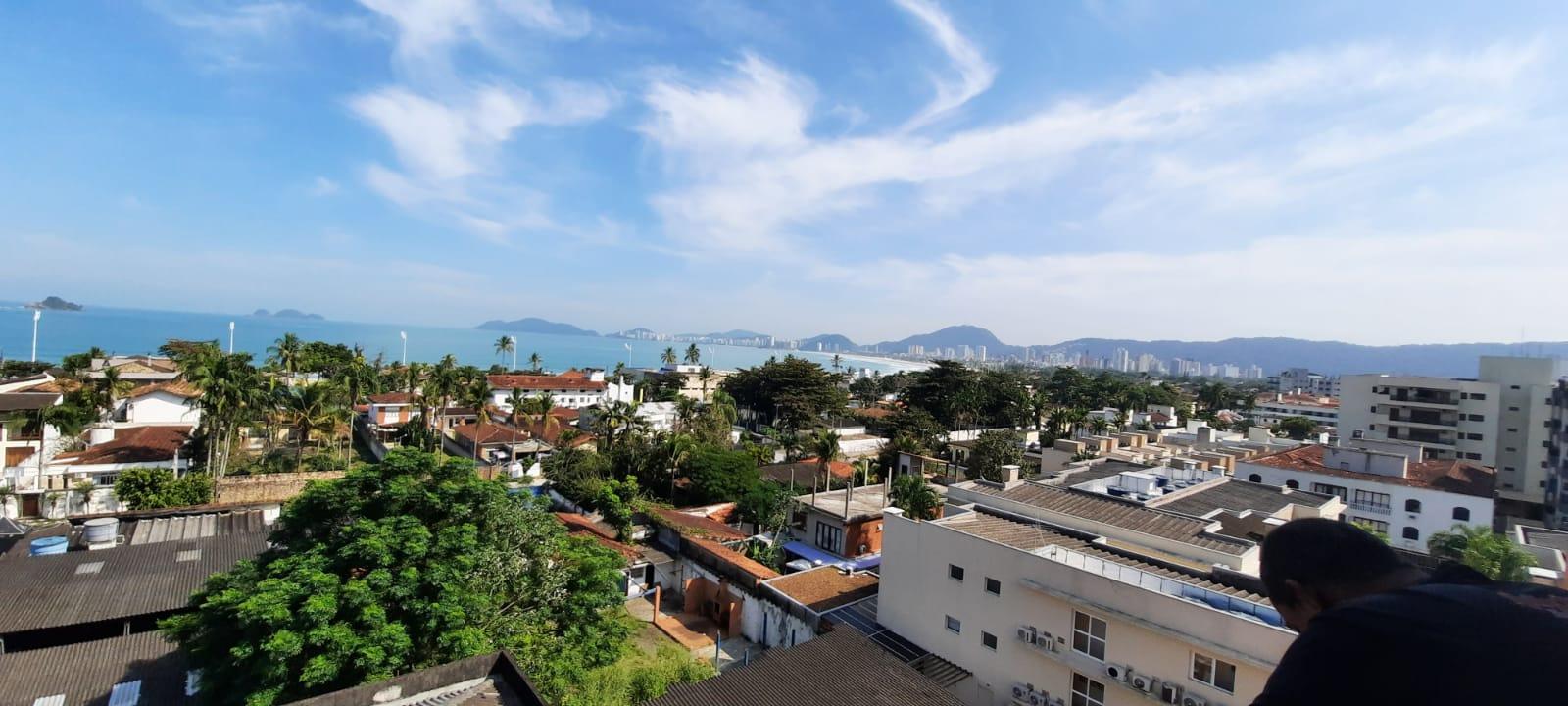 Cobertura vista mar, 2 dorms., 200m praia, Enseada em Loteamento João Batista Julião, Guarujá — foto 13