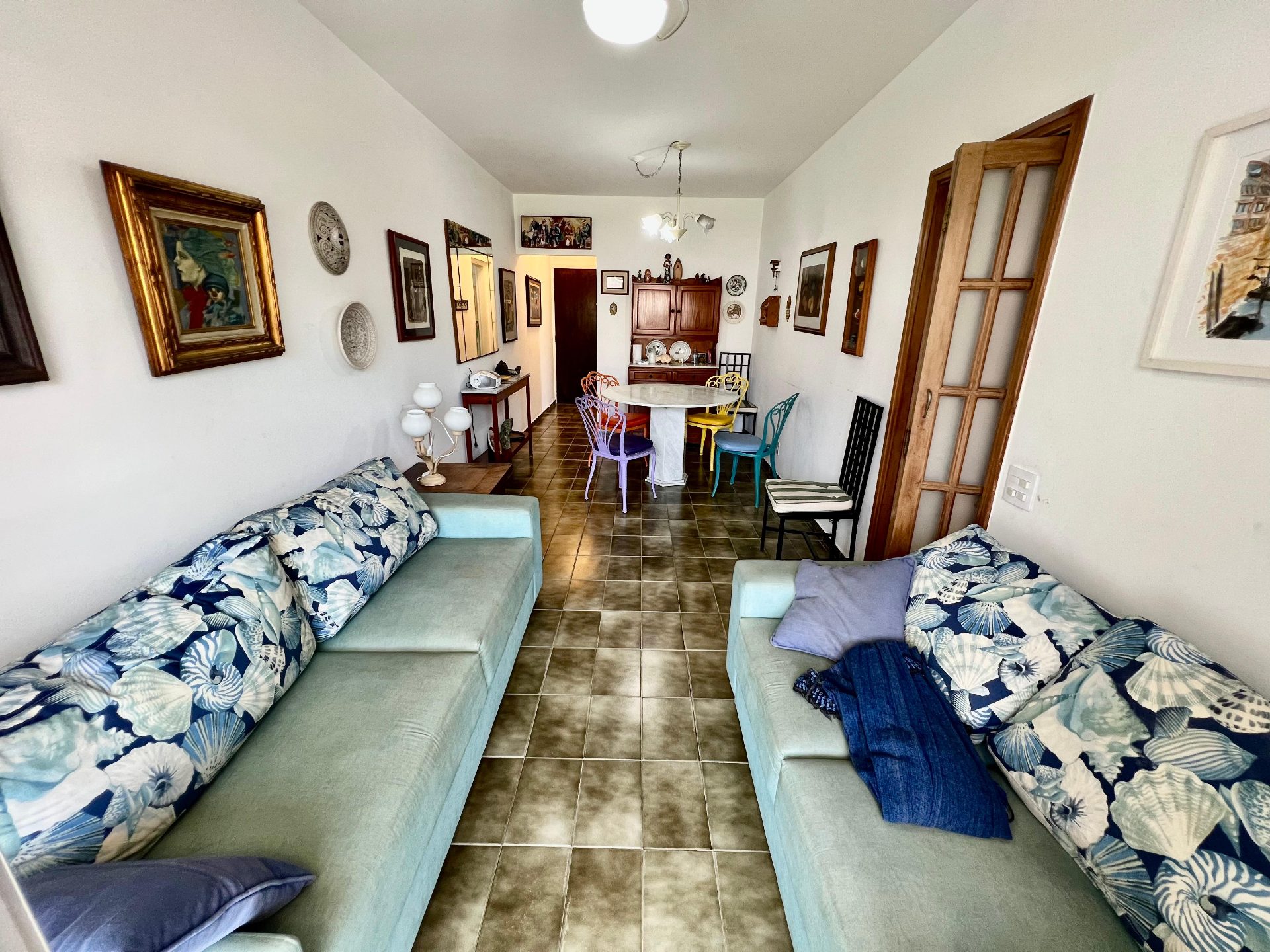 Apto 3 dorms., sacada, 400m da praia Enseada em Loteamento João Batista Julião, Guarujá — foto 8