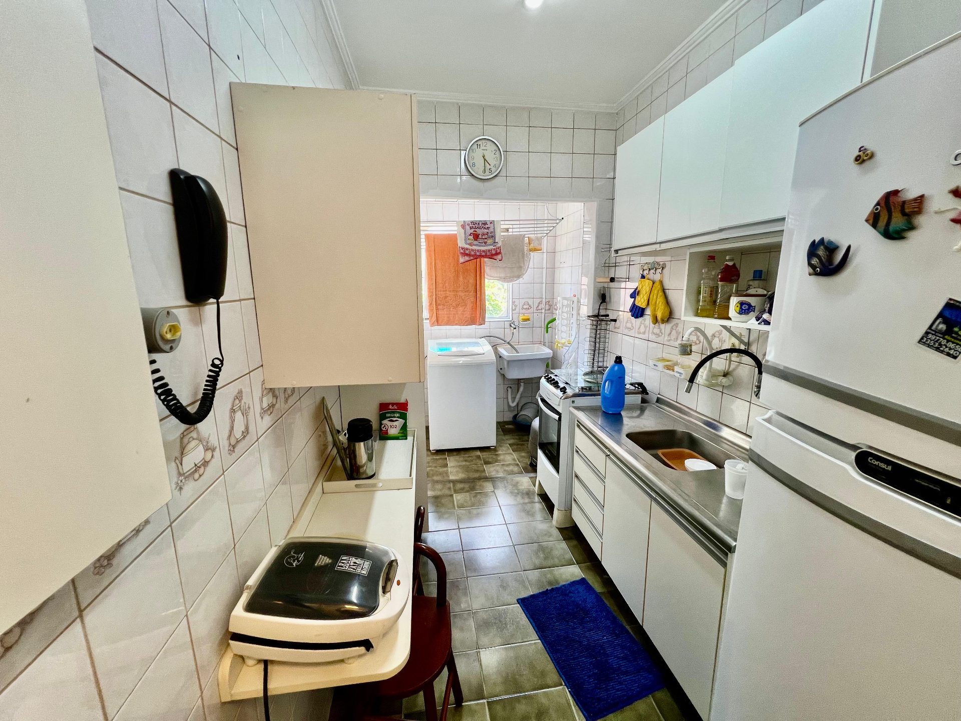 Apto 3 dorms., sacada, 400m da praia Enseada em Loteamento João Batista Julião, Guarujá — foto 20
