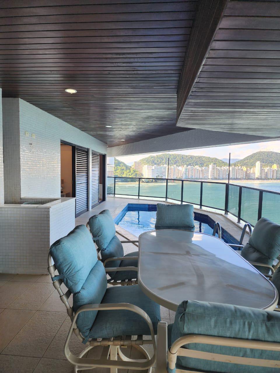 Apto 4 suítes, 3 vagas, piscina privativa, Astúrias 25 - Fotos em Jardim Astúrias, Guarujá — foto 2