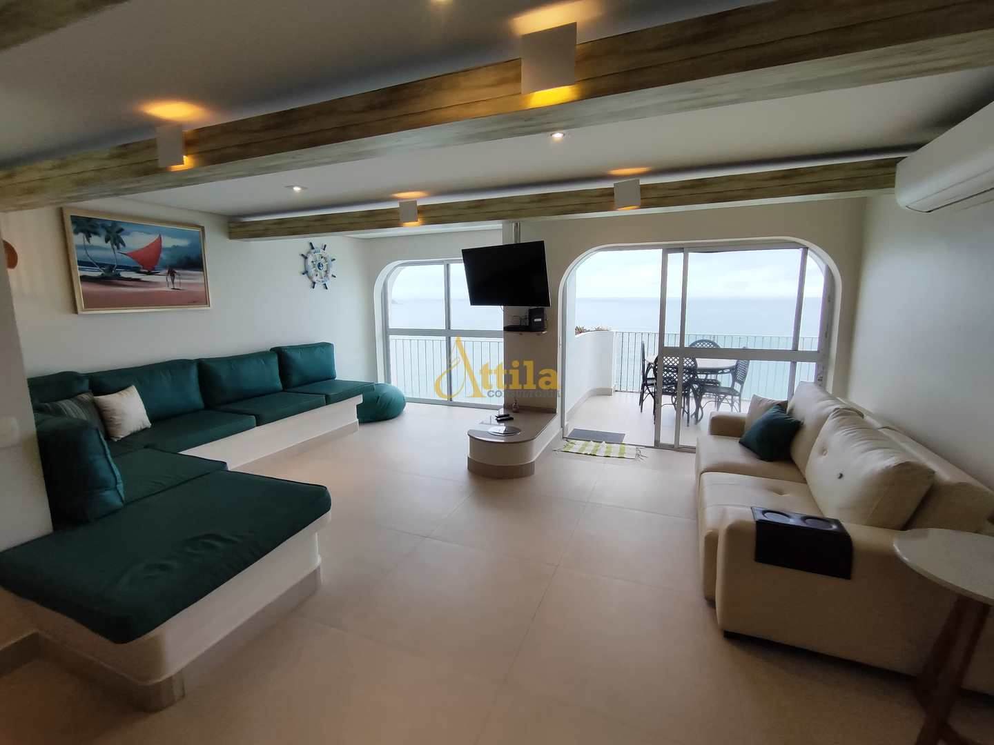 Apto reformado, vista mar, 3 quartos, 1 vaga, Morro Maluf em Pitangueiras, Guarujá — foto 3