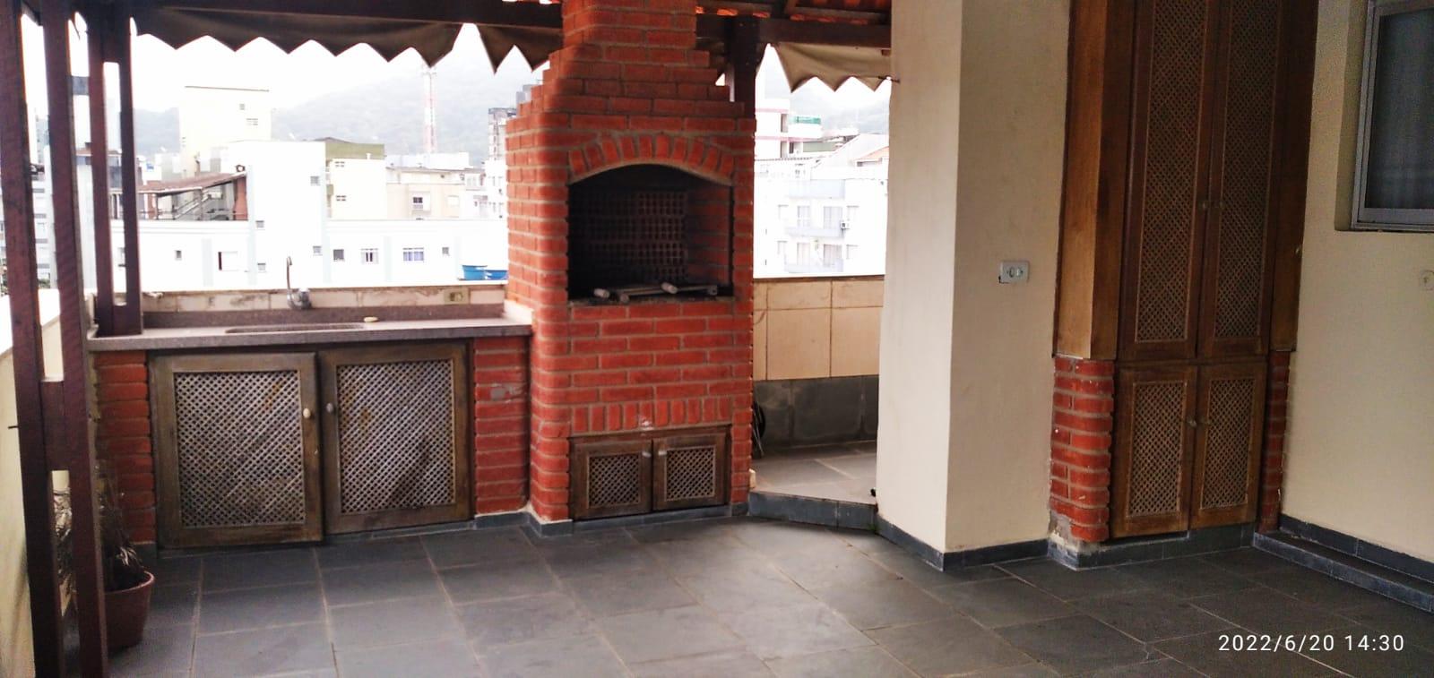 Penthouse na região do Aquário com 2 dormitórios ficando 600 metros da praia em Enseada, Guarujá — foto 13