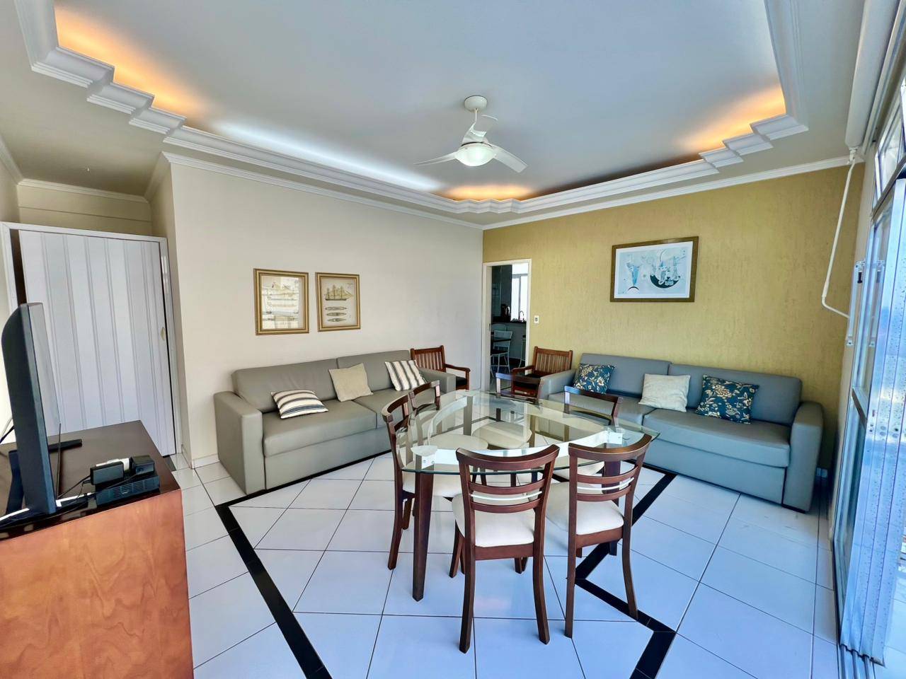 Vista Mar e Conforto | Apto Reformado com 3 Quartos em Pitangueiras em Pitangueiras, Guarujá — foto 5