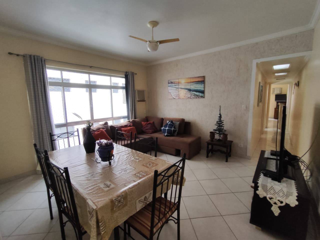 Apto (lado praia), 3 quartos, 200m praia, 1 vaga, Enseada em Enseada, Guarujá — foto 2
