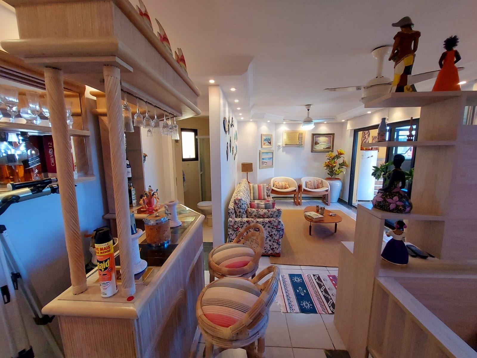 Cobertura decorada, 2 quartos, 200m praia, região do Aquário em Enseada, Guarujá — foto 10