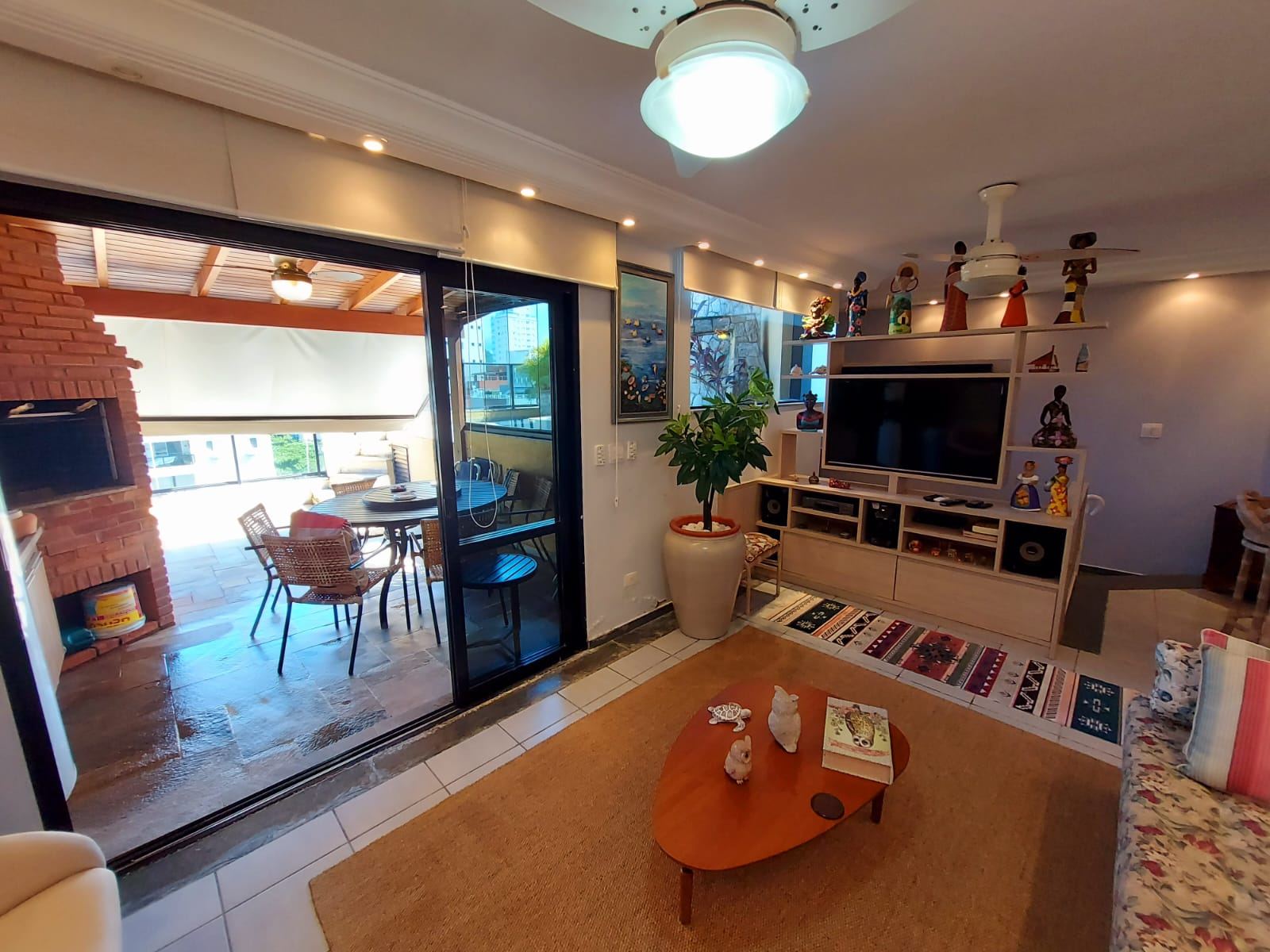 Cobertura decorada, 2 quartos, 200m praia, região do Aquário em Enseada, Guarujá — foto 12