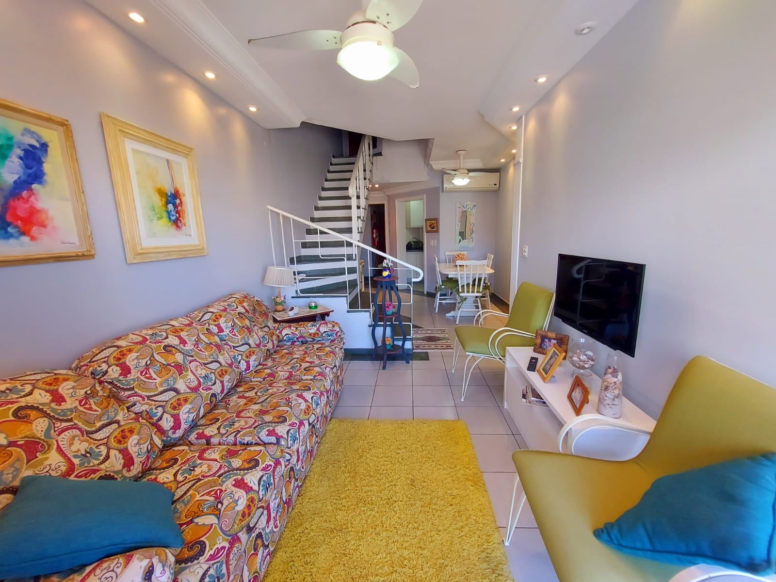 Cobertura decorada, 2 quartos, 200m praia, região do Aquário em Enseada, Guarujá — foto 6