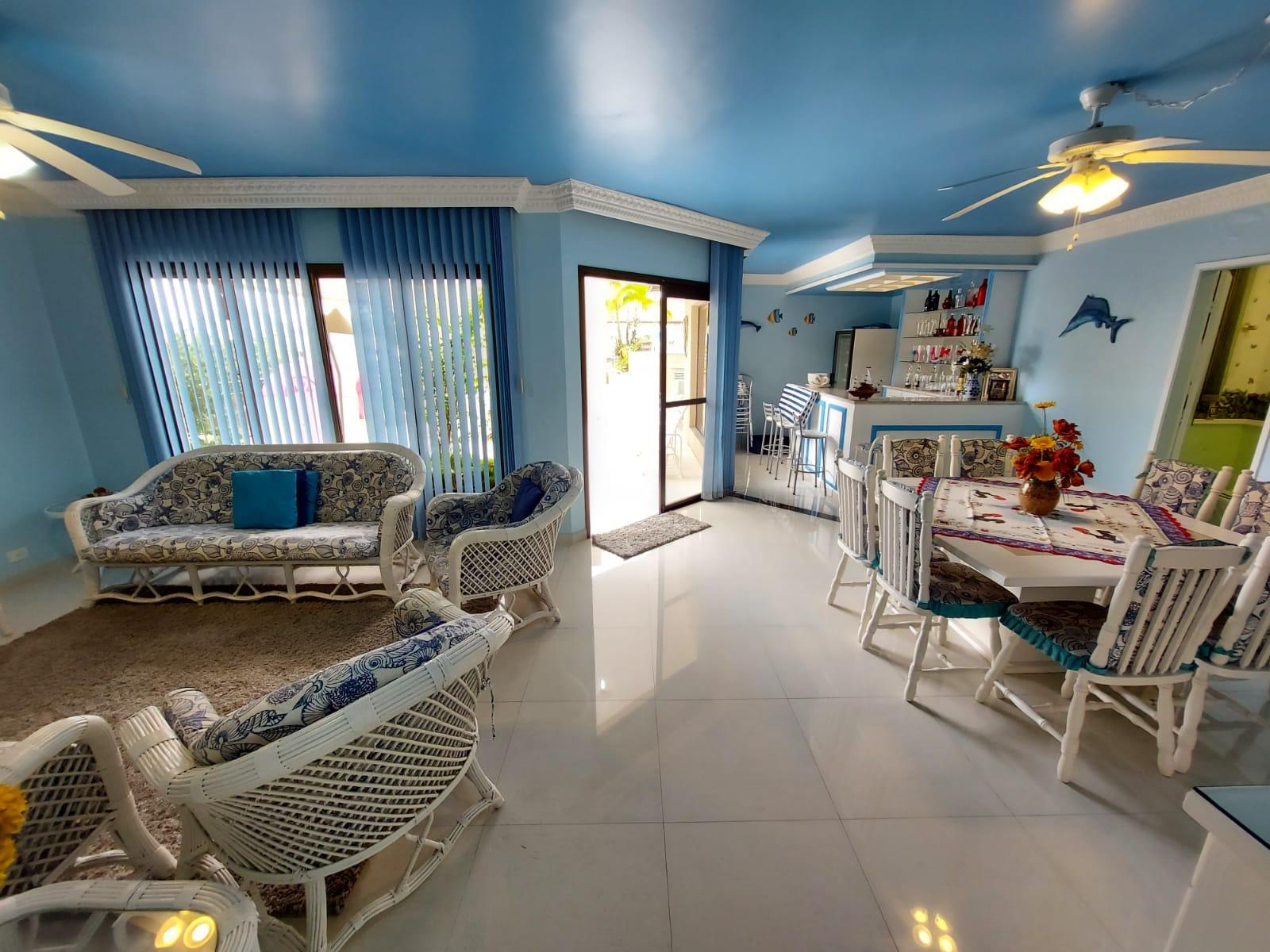 Penthouse 200m praia Enseada, 5 quartos, 2 vagas em Loteamento João Batista Julião, Guarujá — foto 9